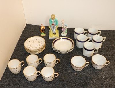 Lot 226 - Five Meissen Marcolini period coffee cans and four saucers