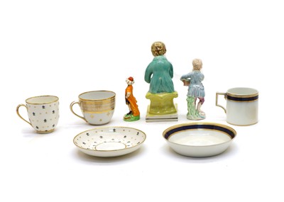 Lot 226 - Five Meissen Marcolini period coffee cans and four saucers