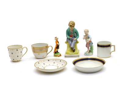 Lot 226 - Five Meissen Marcolini period coffee cans and four saucers