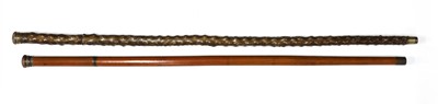 Lot 62 - A briarwood walking stick