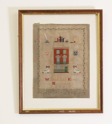 Lot 706 - A needlework sampler by Wilfred and Kara Harchant