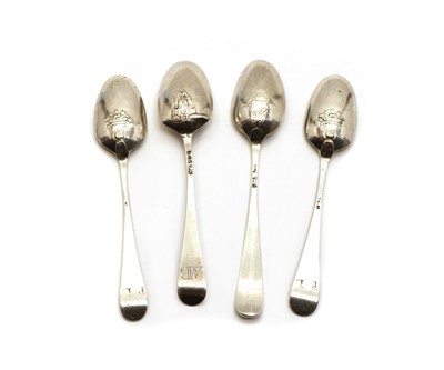 Lot 16 - An 18th century silver teaspoon