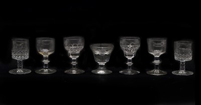 Lot 236 - A collection of dram glasses