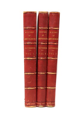 Lot 109 - Clutterbuck Robert: The History And Antiquities Of The County Of Hertford