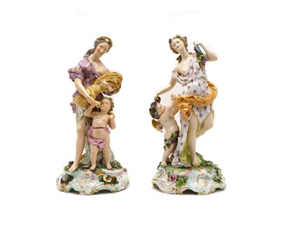 Lot 140A - Two Continental porcelain figurines