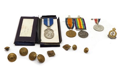 Lot 39A - A First World War medal group