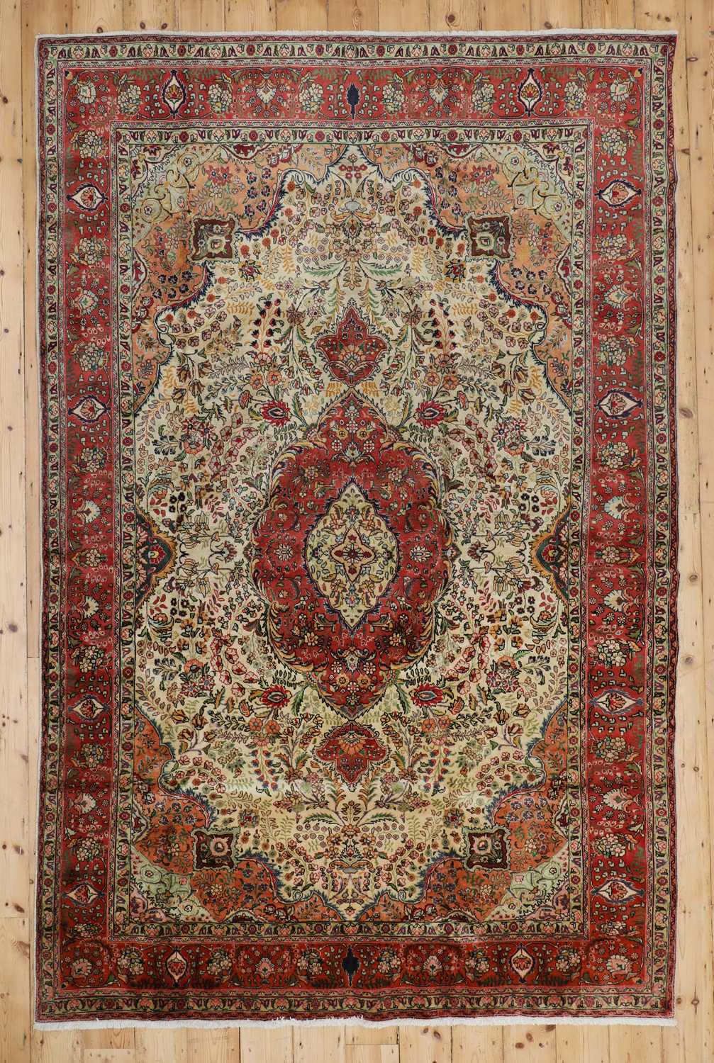 Lot 365 - A Persian wool carpet