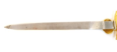 Lot 136 - A German hunting knife and scabbard