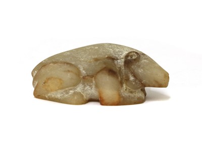 Lot 119 - A Chinese soapstone carving