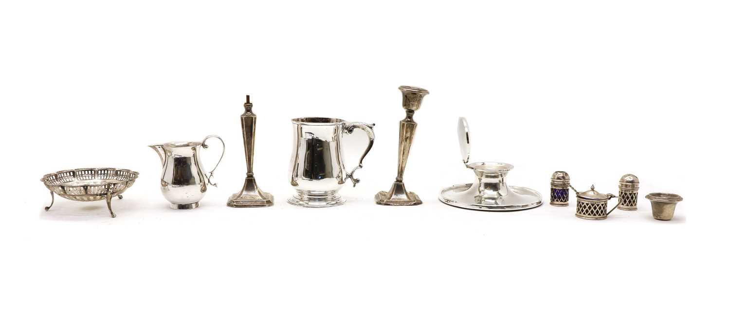 Lot 4 - A collection of silver items