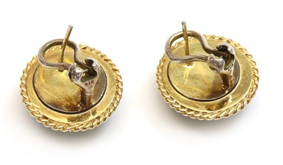 Lot 248 - A pair of jade earrings