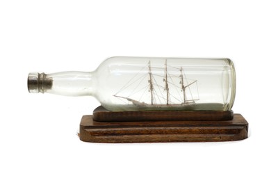 Lot 134 - A ship in a bottle