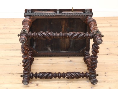 Lot 5 - A Portuguese colonial rosewood table