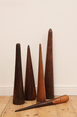 Lot 12 - A collection of wooden fids