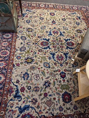 Lot 374 - A North-West Persian wool carpet in the manner of the Benlian workshop
