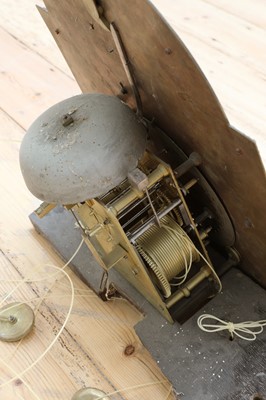 Lot 331 - A figured walnut longcase clock by Nicholas Lambert of London