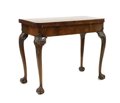 Lot 263 - A George II-style mahogany card table