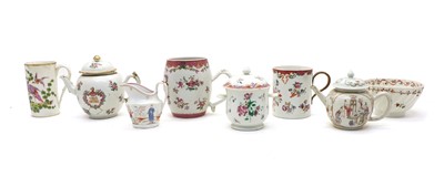 Lot 175 - A collection of English, Continental and Chinese porcelain pieces