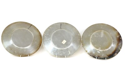 Lot 40 - A group of six silver plated chargers