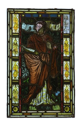 Lot 193 - A set of four stained glass panels