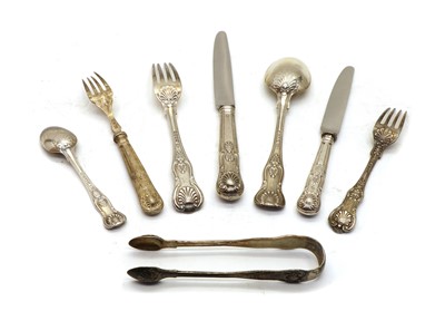 Lot 8 - A quantity of various Kings pattern silver cutlery