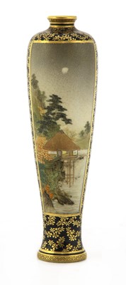 Lot 236 - A Japanese Satsuma ware vase
