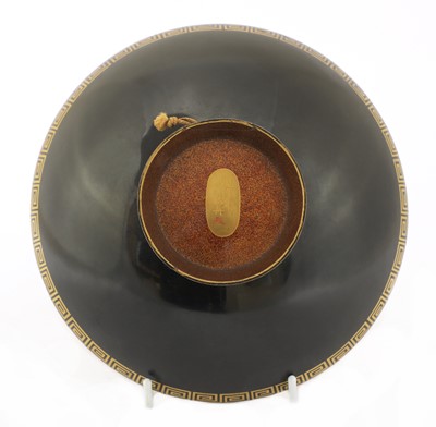 Lot 263 - A Japanese lacquered bowl
