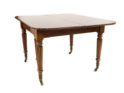 Lot 346 - A George IV Honduras mahogany dining table