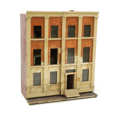Lot 121A - A 19th century wooden doll's house