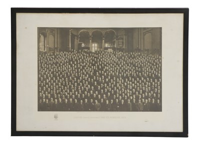 Lot 267A - A large black and white photograph - 'LLOYD'S (ROYAL EXCHANGE) AND ITS MEMBERS 1925