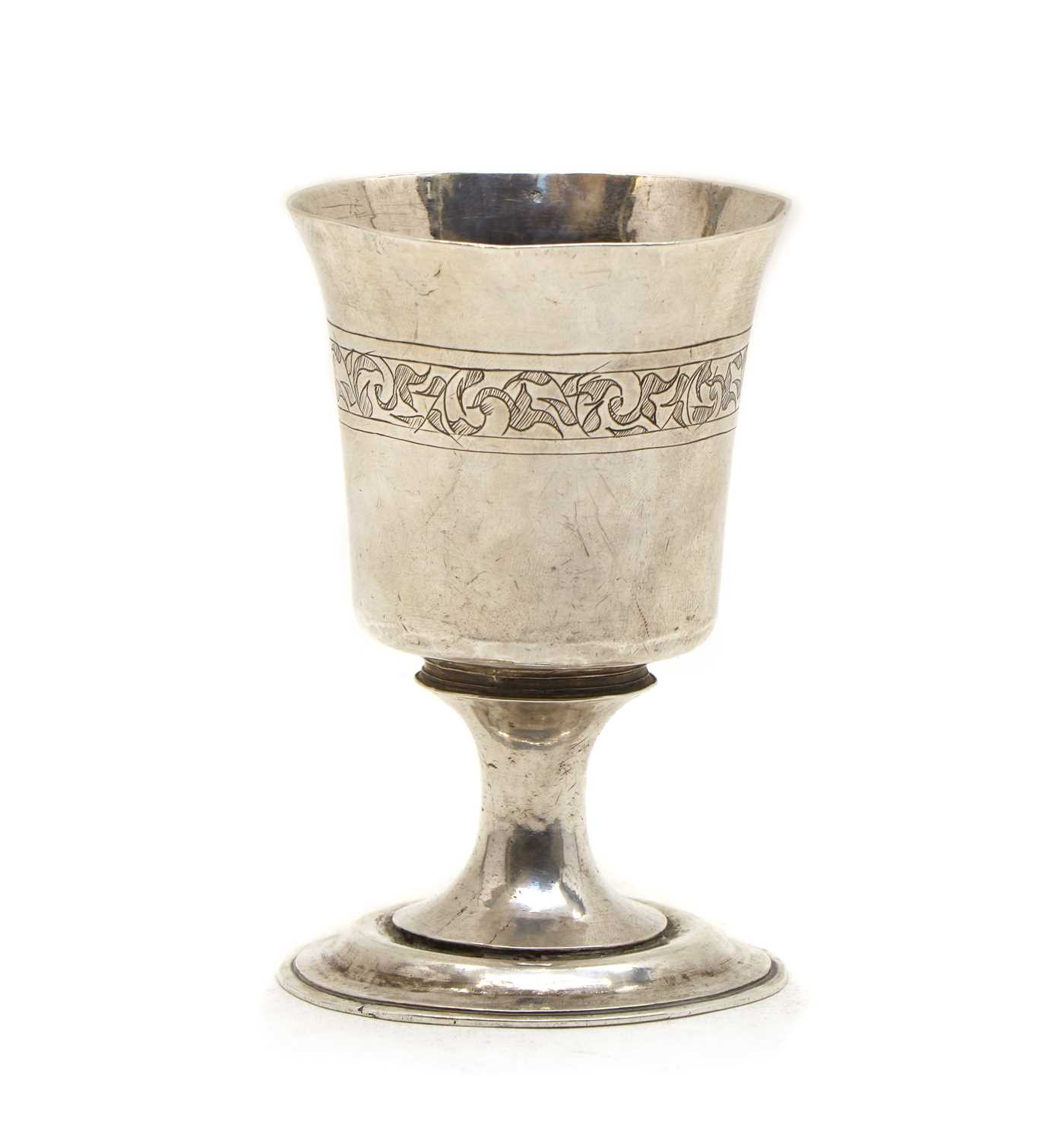 Lot 15 - A silver goblet