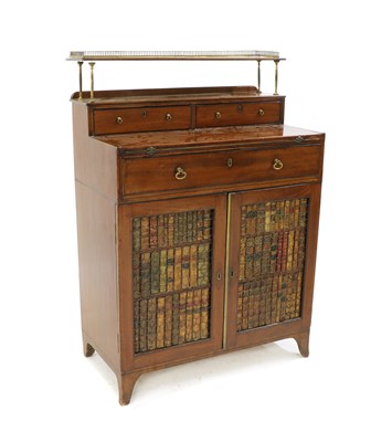 Lot 265 - A regency mahogany side cabinet