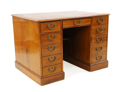 Lot 262 - A mahogany desk