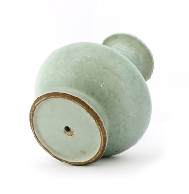 Lot 38 - A Chinese celadon vase