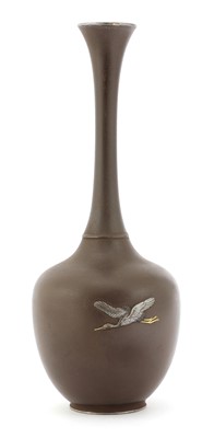 Lot 249 - A Japanese iron vase