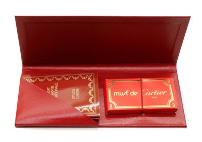 Lot 227 - A Must De Cartier 'Cougar de Cartier' fountain pen