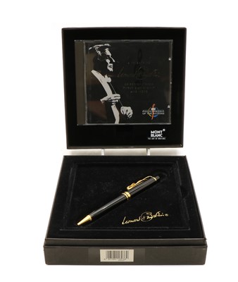 Lot 141 - A Mont Blanc Limited Edition 'Leonard Bernstein' ballpoint pen