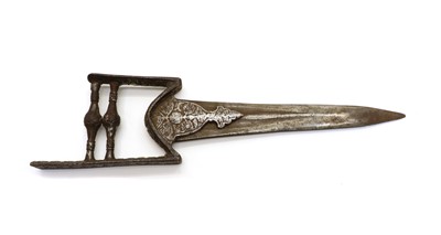 Lot 34 - An Indian Katar push dagger