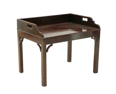 Lot 307 - A mahogany butler's tray coffee table