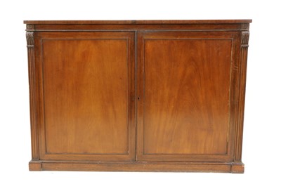 Lot 297 - An early 19th century mahogany estate cabinet