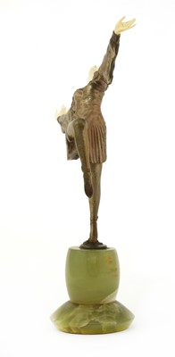 Lot 259 - An Art Deco cold-painted bronze and ivory figure of a dancer