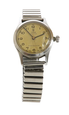 Lot 531 - A gentlemen's stainless steel Tudor 'Oyster' mechanical strap watch no. 4453