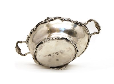 Lot 18 - A Dutch silver twin handled bowl