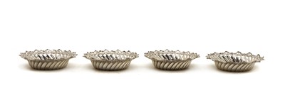 Lot 12 - A set of four Victorian silver bonbon dishes