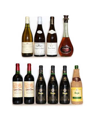 Lot 274 - Assorted wines and spirits: Otard Cognac; Chateau Belair, 1997 (2) and others (10 in total)