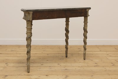 Lot 611 - A Louis XVI painted console table