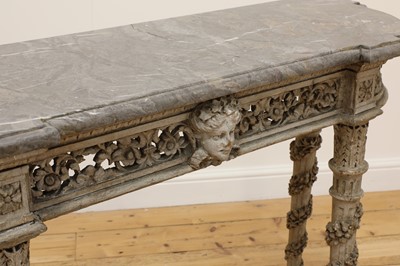 Lot 611 - A Louis XVI painted console table