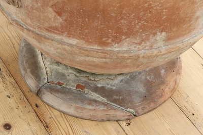 Lot 74 - A pair of terracotta planters