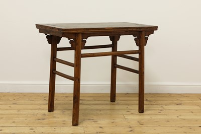 Lot 189 - A Chinese northern elm wine table