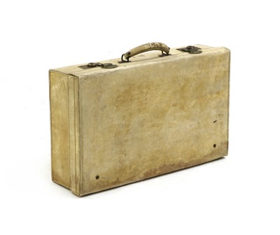 Lot 549 - A John Pound & Co velum travel case